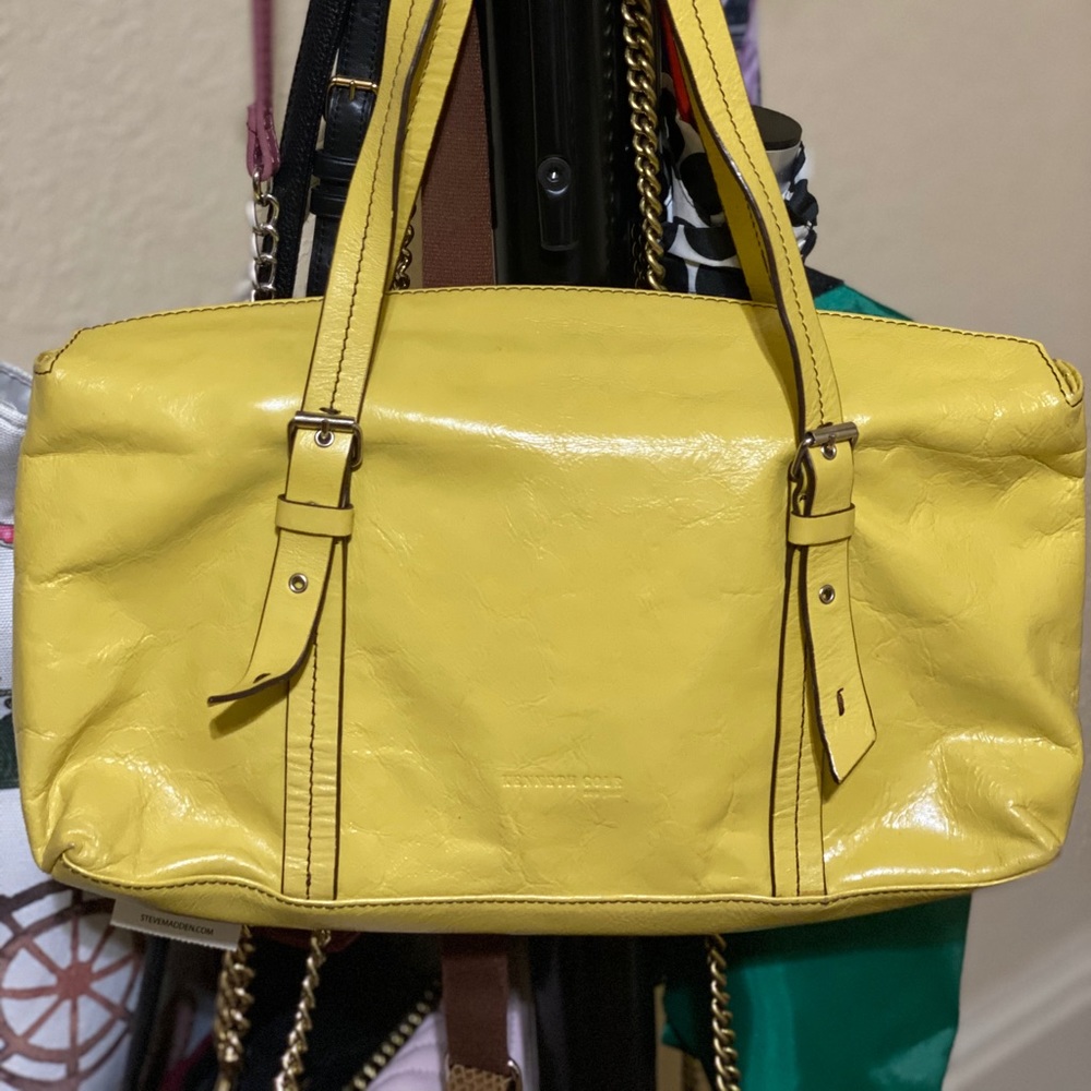 Anne Klein leather yellow purse